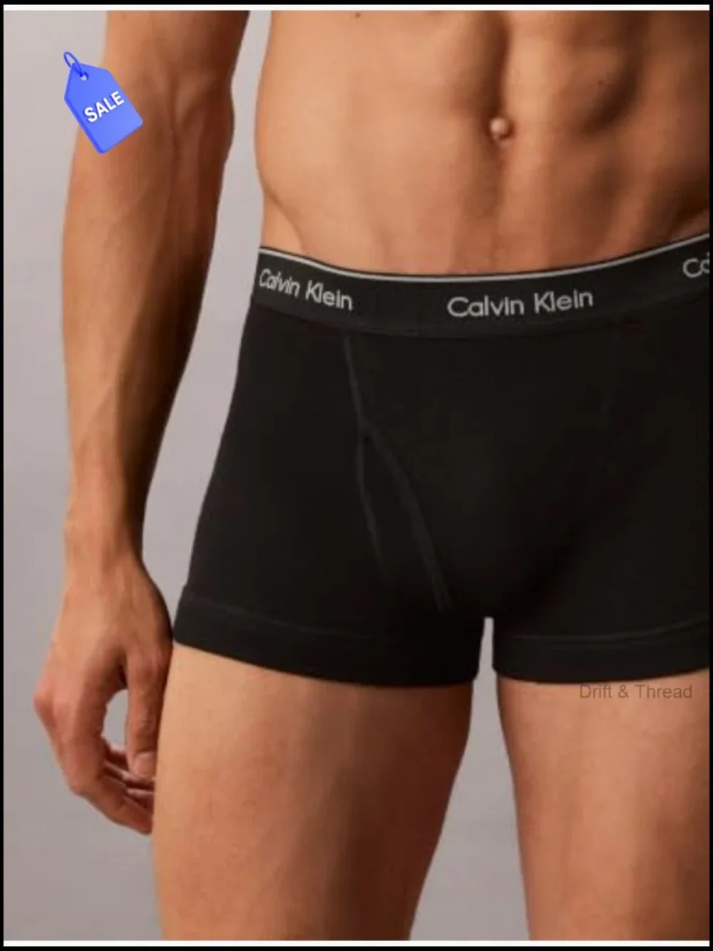 Men's Cotton Trunks 5-Pack Underwear - Large